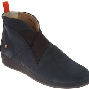 Softinos by Fly London Nubuck Leather Slip-on Shoe